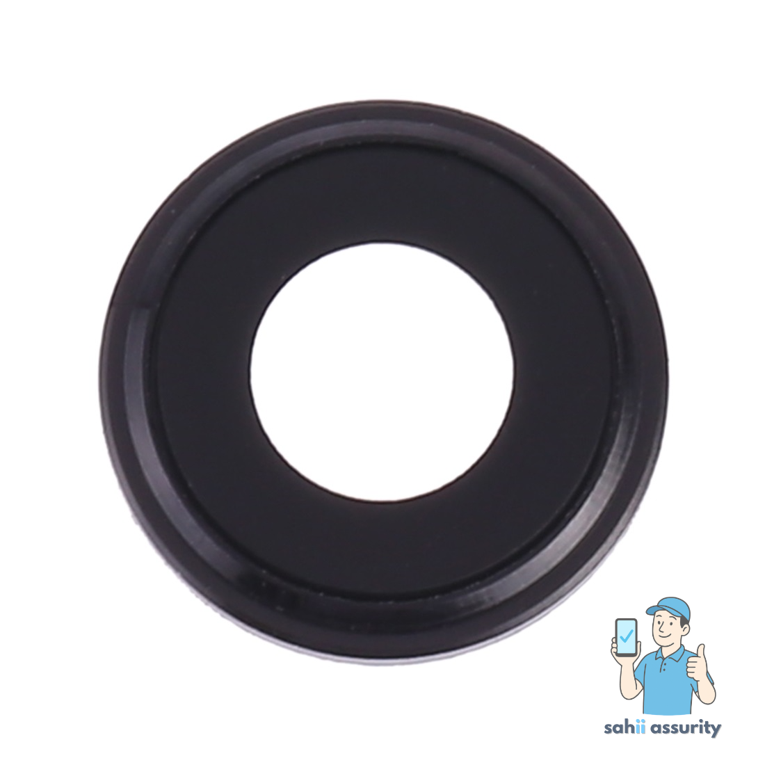 Camera Lens Glass with Frame for Vivo X9 Plus Black